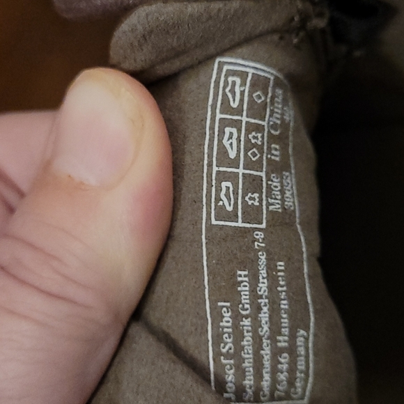 NWT Josef Seibel Brown Leather Waterproof Shoes Loafers Tie 7 NEW - Picture 6 of 7